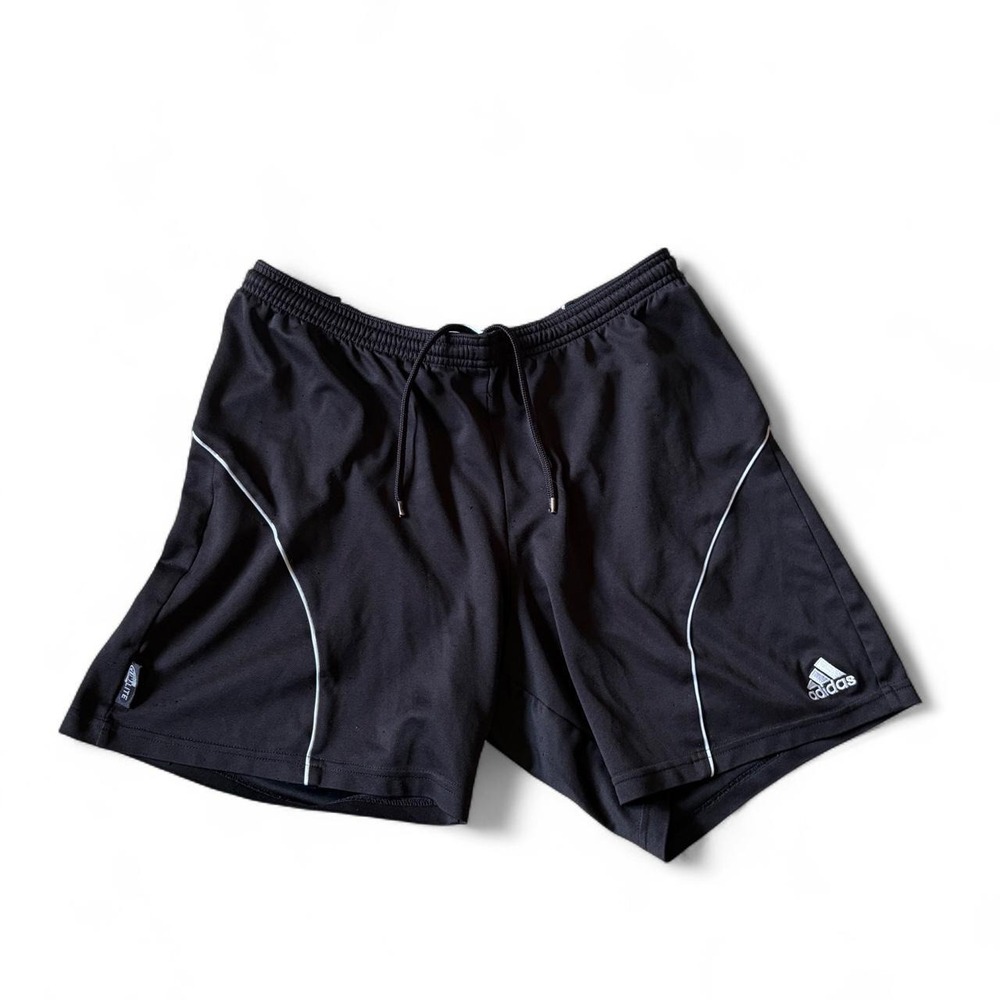 2009 black soccer shorts women's size medium adidas
